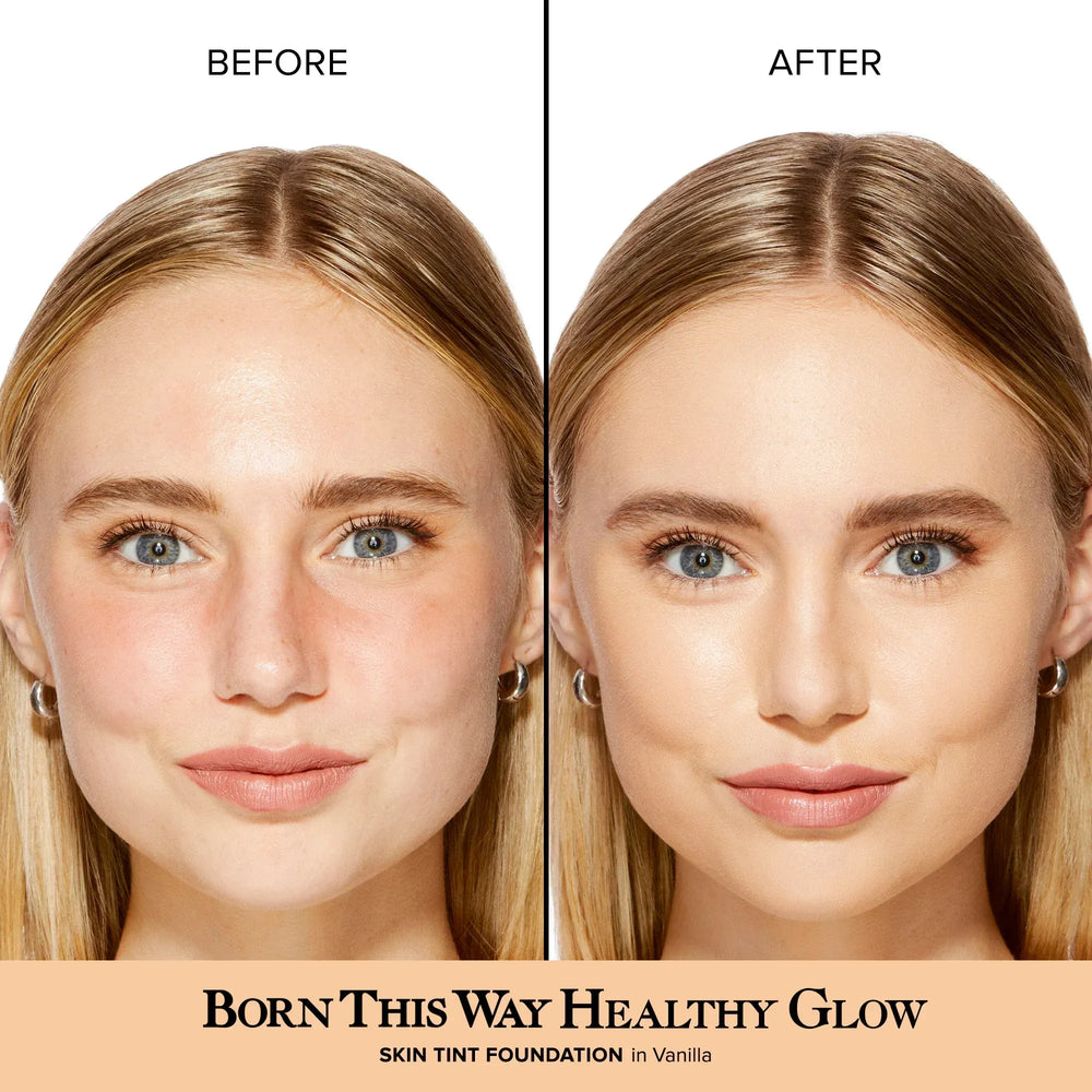 Too Faced- Born This Way Healthy Glow Skin Tint Foundation- Vanilla - The Beauty League Pakistan