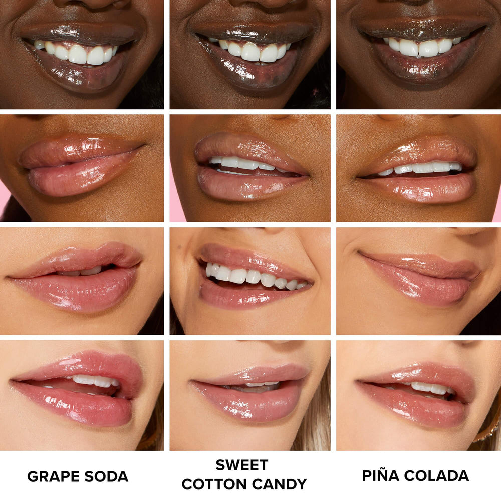 Too Faced Kissing Jelly Hydrating Lip Oil Gloss- Sweet Cotton Candy - The Beauty League Pakistan