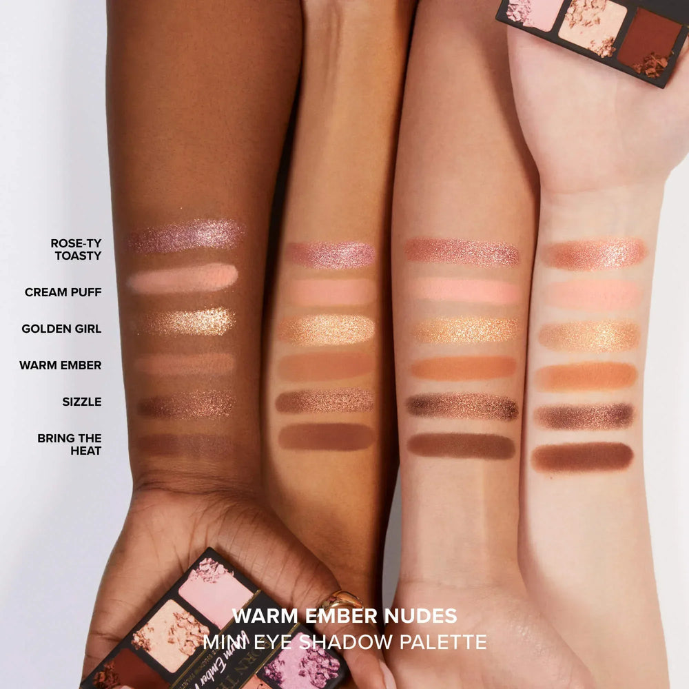 Too Faced- Born This Way Natural Nudes Mini Eye Shadow Palette- Warm Ember Nudes - The Beauty League Pakistan