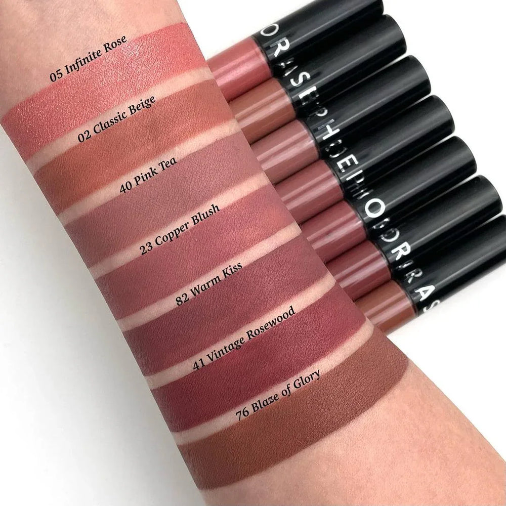 SEPHORA COLLECTION Cream Lip Stain Liquid Lipstick 40 Pink Tea - The Beauty League Pakistan