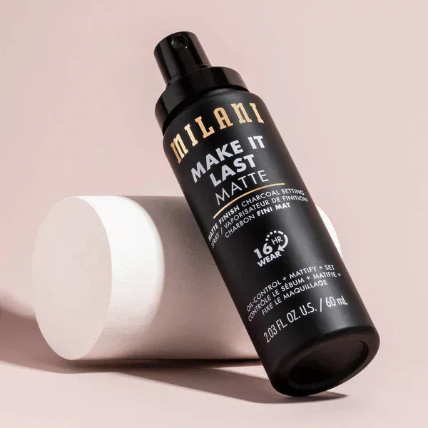Milani- MAKE IT LAST MATTE - MATTE FINISH CHARCOAL SETTING SPRAY 60ml - The Beauty League Pakistan