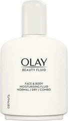 Olay Beauty Fluid Face And Body Moisturiser, with glycerin, 200 ml (UK)