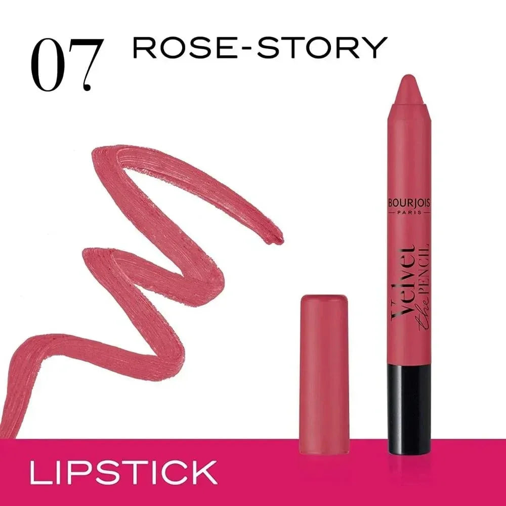Bourjois Velvet The Pencil Lip Liner 07 Rose Story - The Beauty League Pakistan