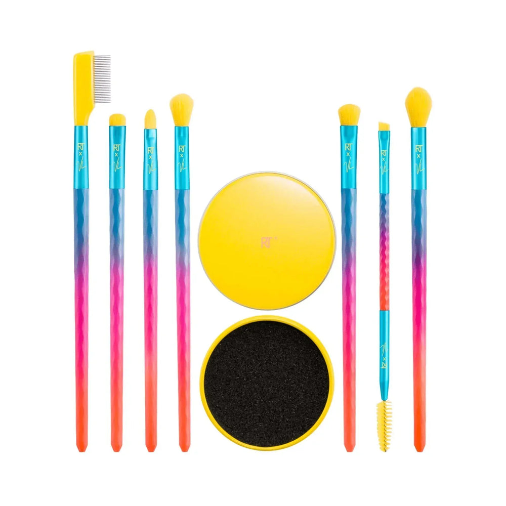 Real Techniques Limited Edition Electric Love Extra AF Eye Kit - 8 piece - The Beauty League Pakistan