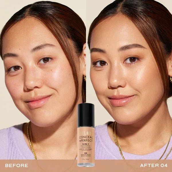 Milani- Conceal + Perfect 2-IN-1 Foundation + Concealer- 04 Medium Beige - The Beauty League Pakistan