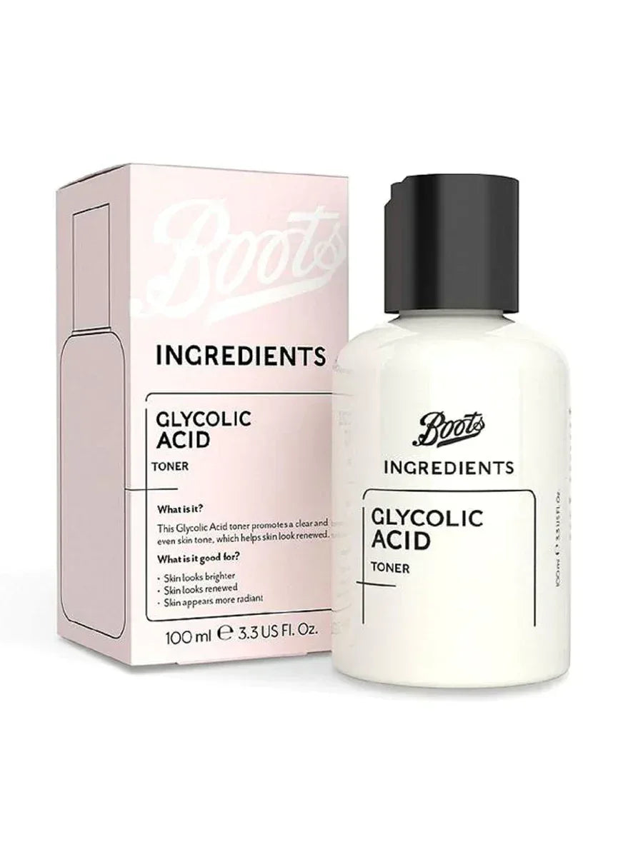 Boots Ingredients Glycolic Acid Toner 100ml - The Beauty League Pakistan