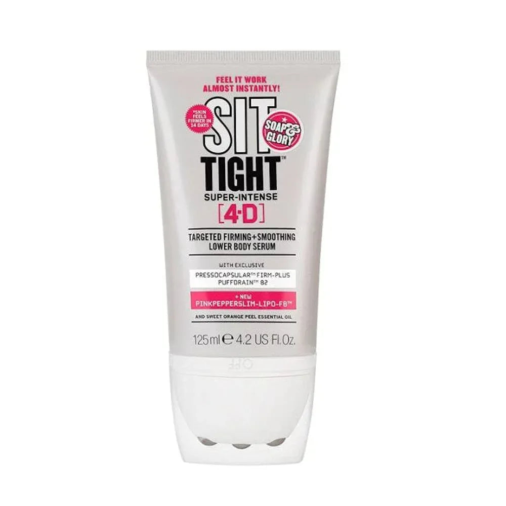 Soap & Glory Sit Tight Super Intense 4D Targeted Firming & Smoothing Lower Body Serum (125ml) - The Beauty League Pakistan