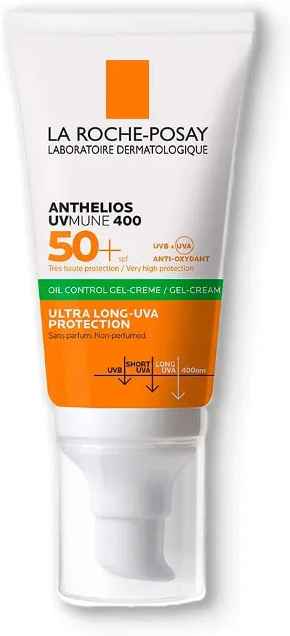 La Roche-Posay Anthelios UVMUNE 400 Oil Control Gel-Cream SPF50+ (EXP 2025) - The Beauty League Pakistan