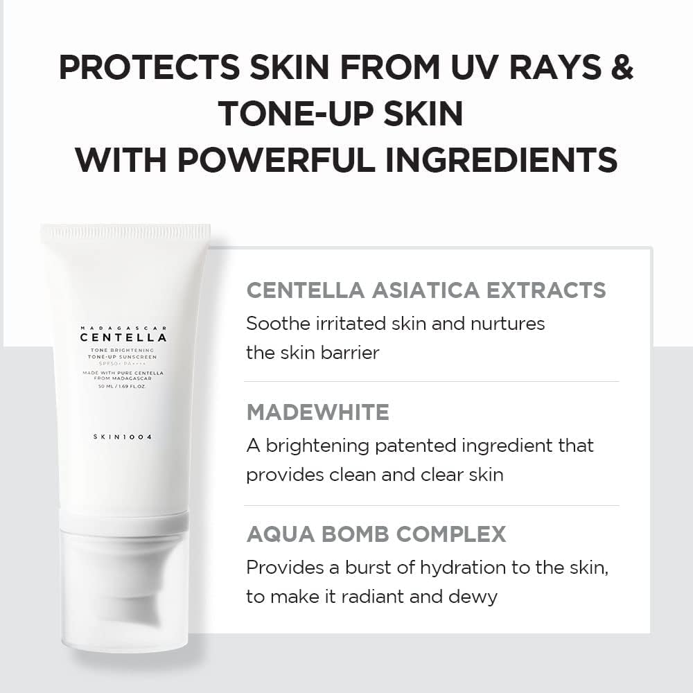 SKIN1004 Madagascar Centella Tone Brightening Tone-Up Sunscreen 50ml