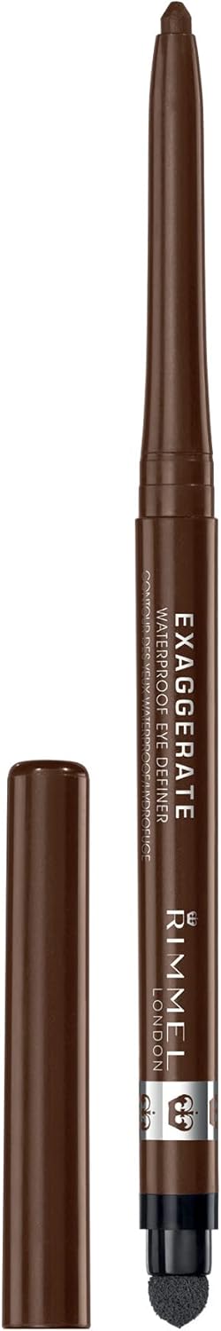 RIMMEL LONDON- Exaggerate Smoke N' Shine Eyeliner - 212 Rich Brown