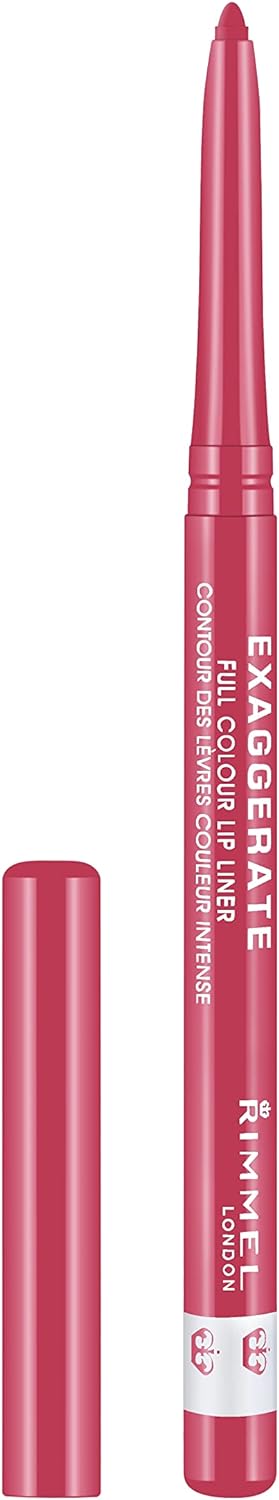 Rimmel London Exaggerate Automatic Lip Liner, 13 Pink A Punch