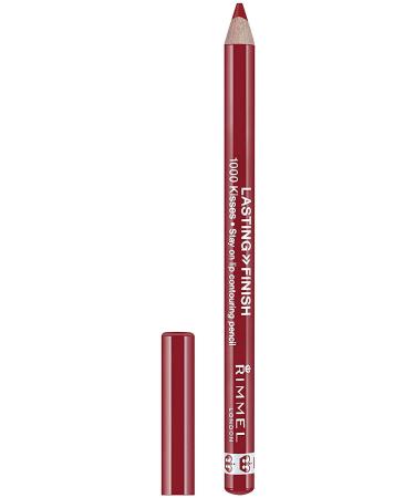 Rimmel London Lasting Finish 1000 Kisses Stay On Lip Liner, Red Dynamite