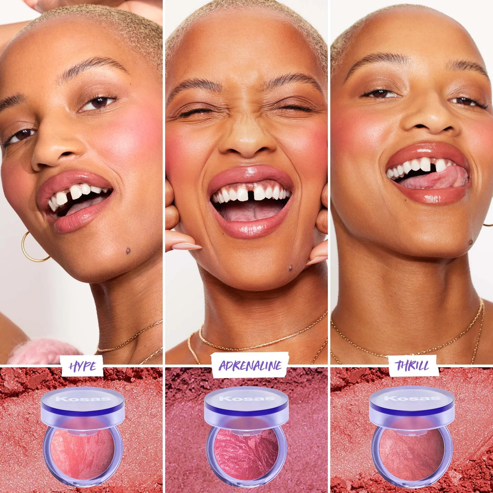 Kosas- Blush is Life Baked Dimensional + Brightening Blush- Euphoria  (mini)