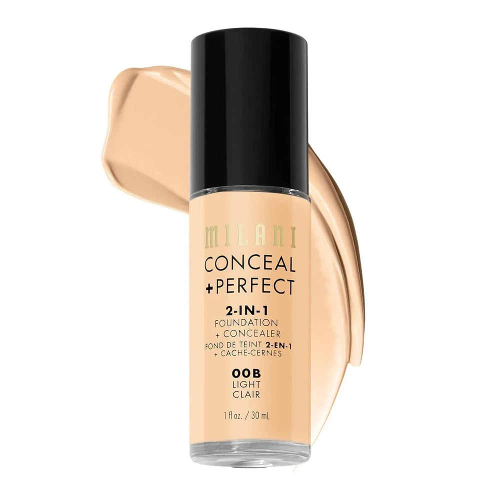Milani- Conceal + Perfect 2-IN-1 Foundation + Concealer- 00b Light - The Beauty League Pakistan