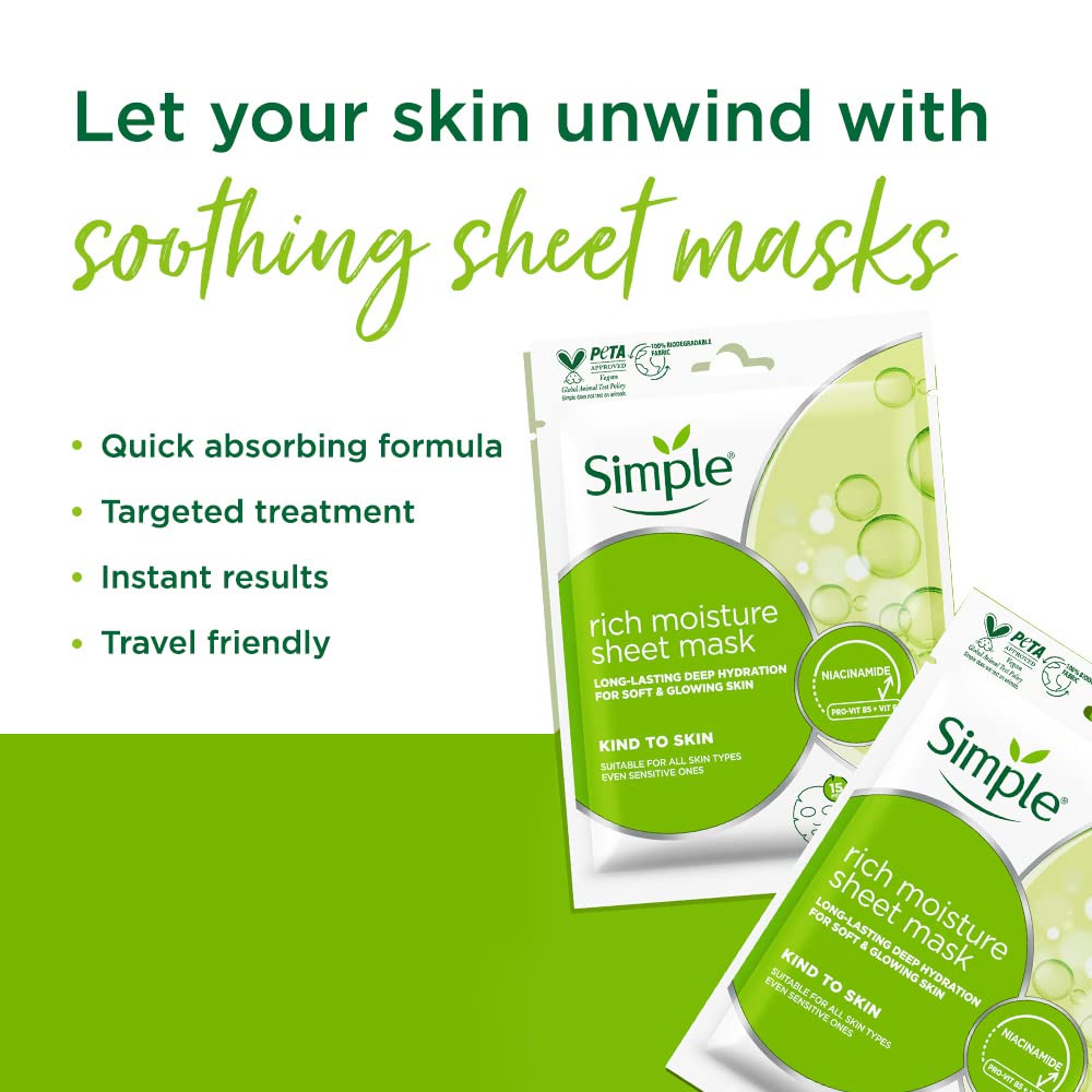 Simple- Rich Moisture Sheet Mask