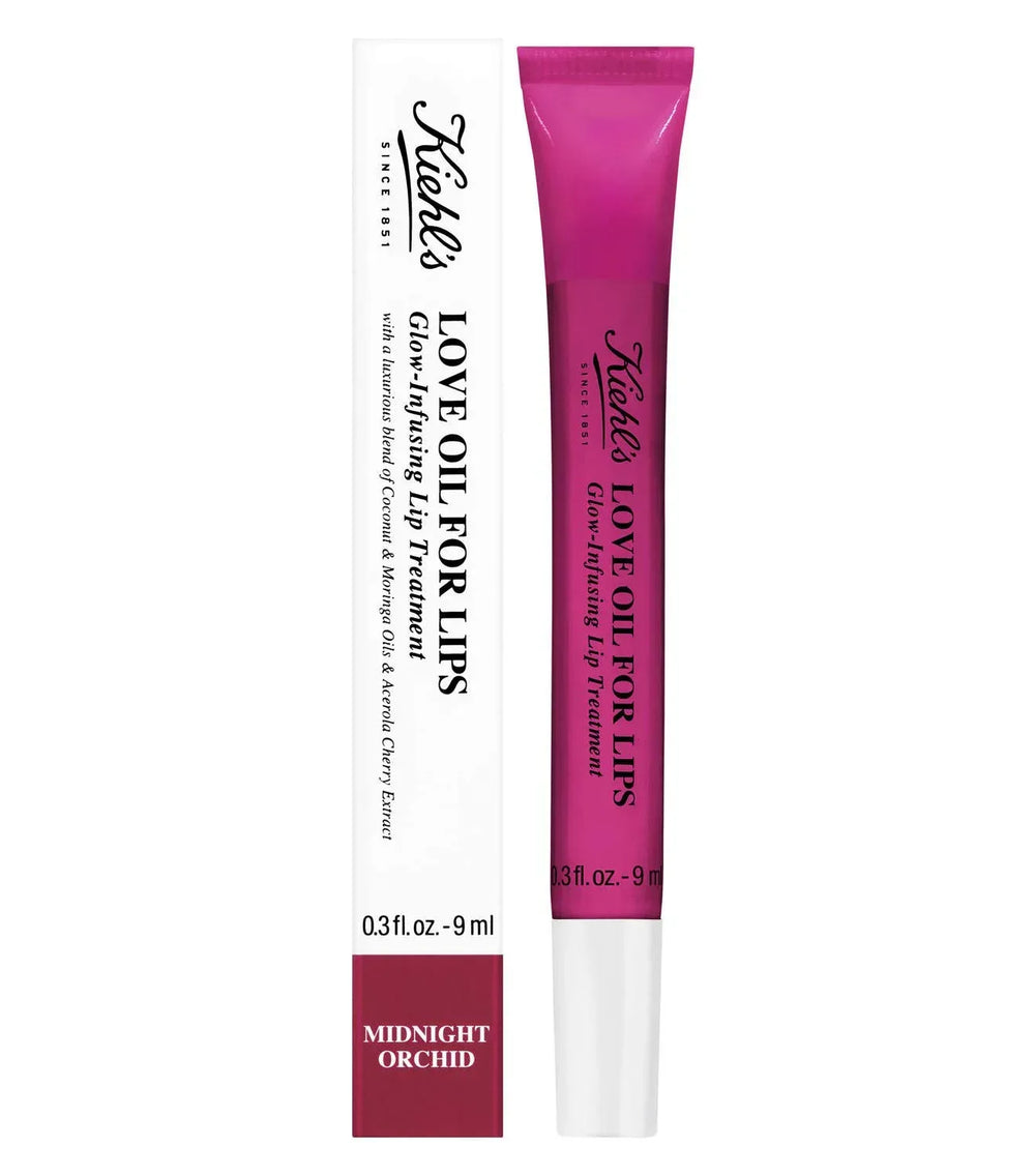 Kiehl's Love Oil for Lips Hydrating Tinted Lip Oil- Midnight Orchid - The Beauty League Pakistan