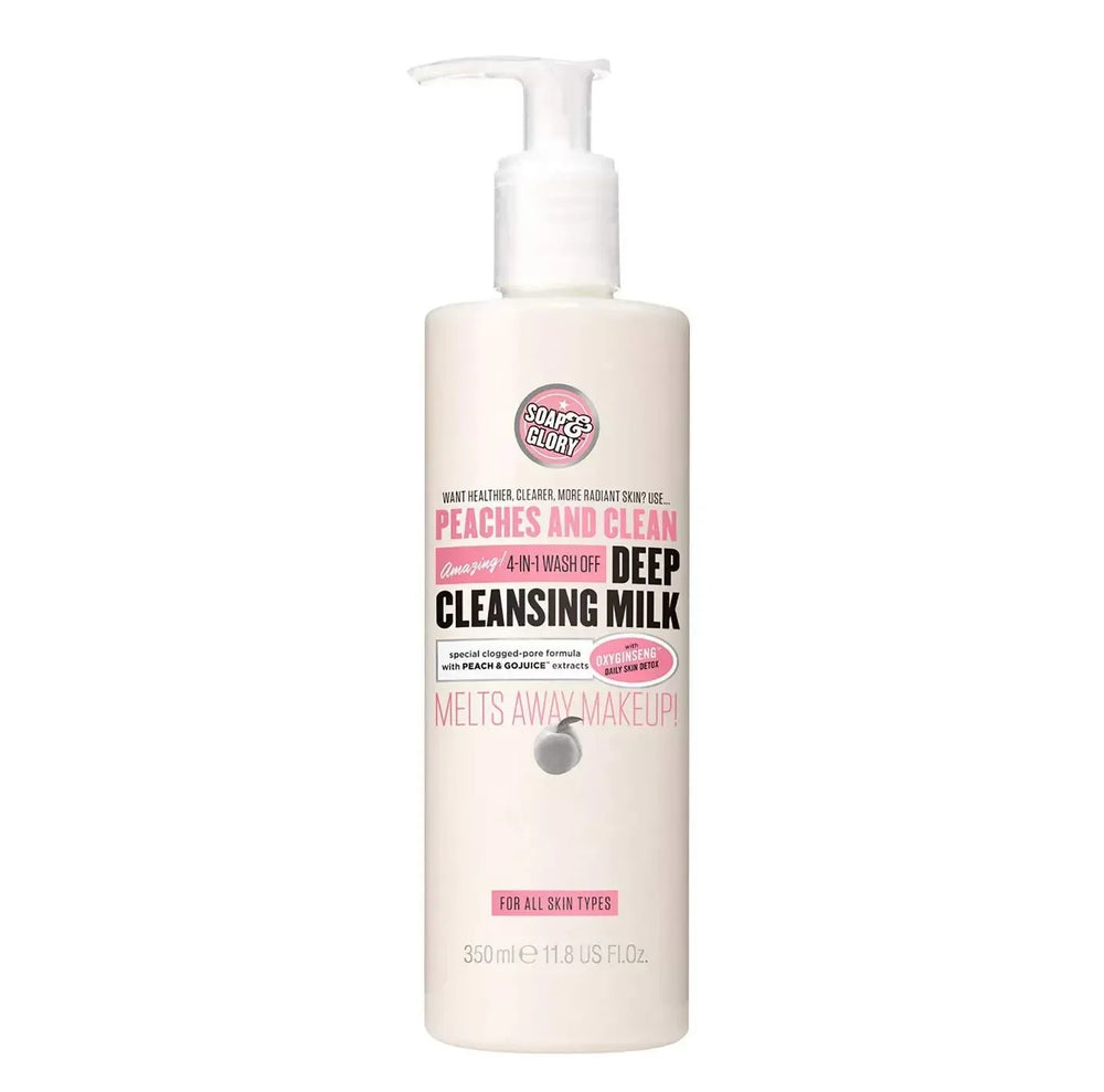 Soap and Glory Peaches and Clean Deep Cleansing Milk 350ml - The Beauty League Pakistan