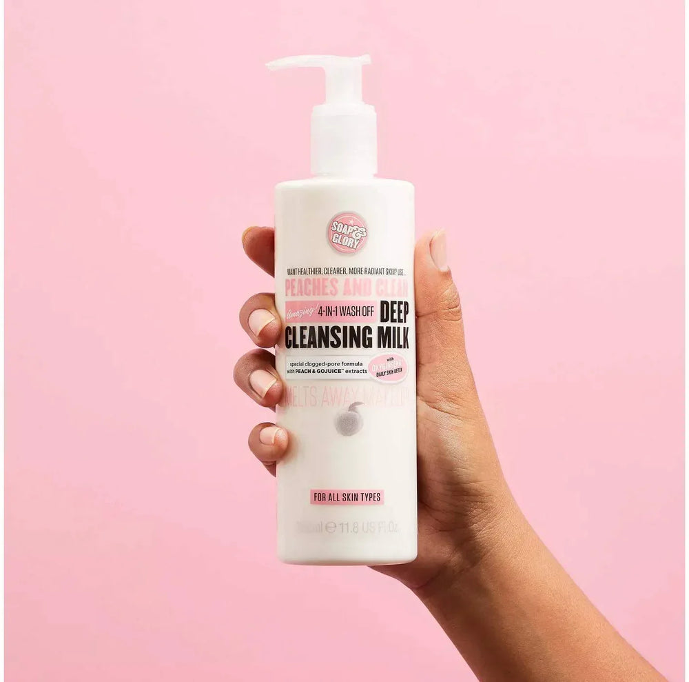 Soap and Glory Peaches and Clean Deep Cleansing Milk 350ml - The Beauty League Pakistan