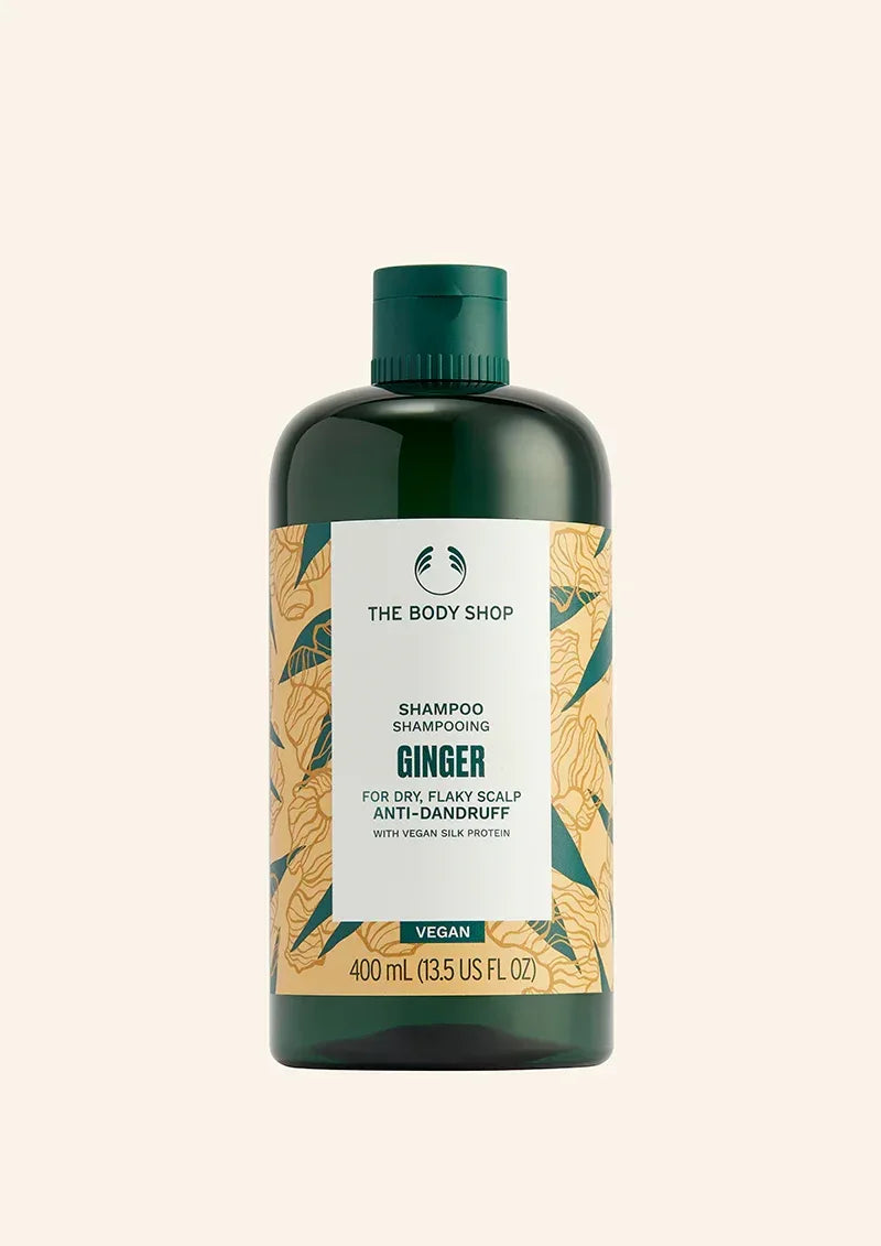 The Bodyshop-Ginger Anti-Dandruff Shampoo 400ml - The Beauty League Pakistan