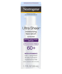 Neutrogena- Ultra Sheer® Oil-Free Face Serum With Vitamin E SPF 60+