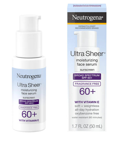 Neutrogena- Ultra Sheer® Oil-Free Face Serum With Vitamin E SPF 60+