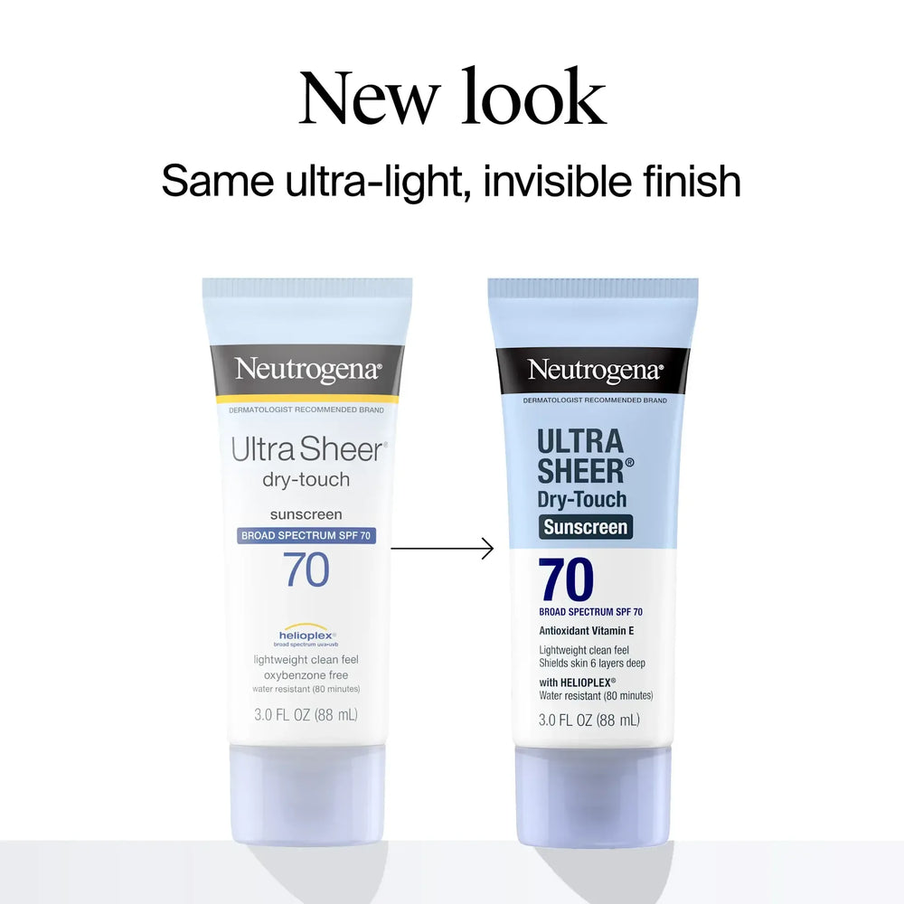 Neutrogena® Ultra Sheer® Dry-Touch Sunscreen Lotion Broad Spectrum SPF 70 - The Beauty League Pakistan