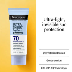 Neutrogena® Ultra Sheer® Dry-Touch Sunscreen Lotion Broad Spectrum SPF 70 - The Beauty League Pakistan