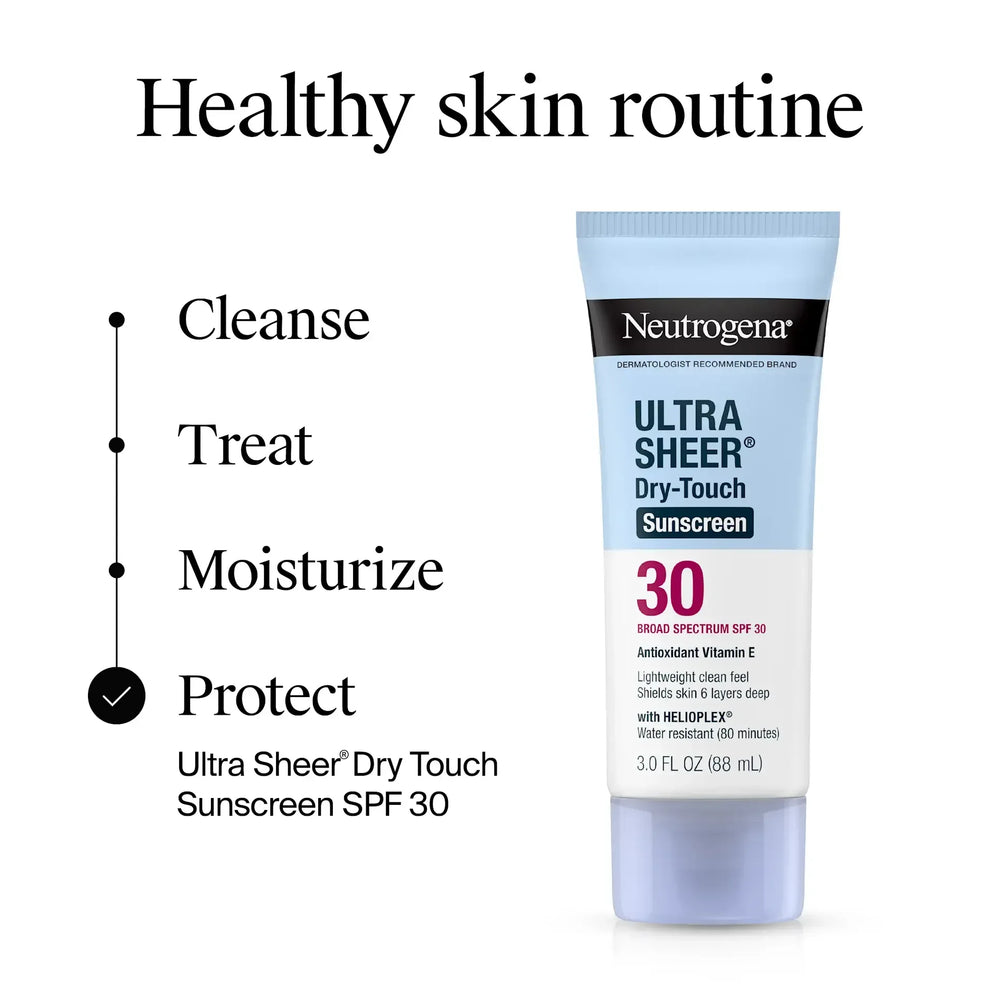 Neutrogena® Ultra Sheer® Dry-Touch Sunscreen Lotion Broad Spectrum SPF 30 - The Beauty League Pakistan