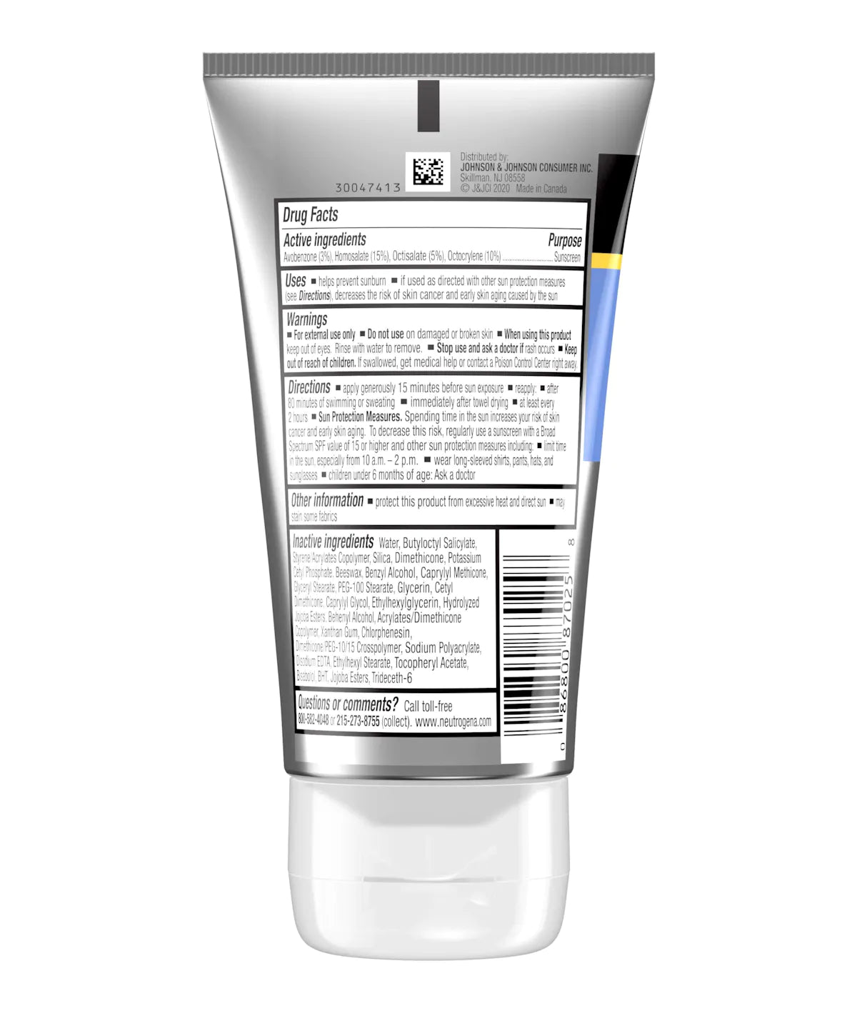 Neutrogena Sport Face Oil-Free Lotion Sunscreen Broad Spectrum SPF 70+