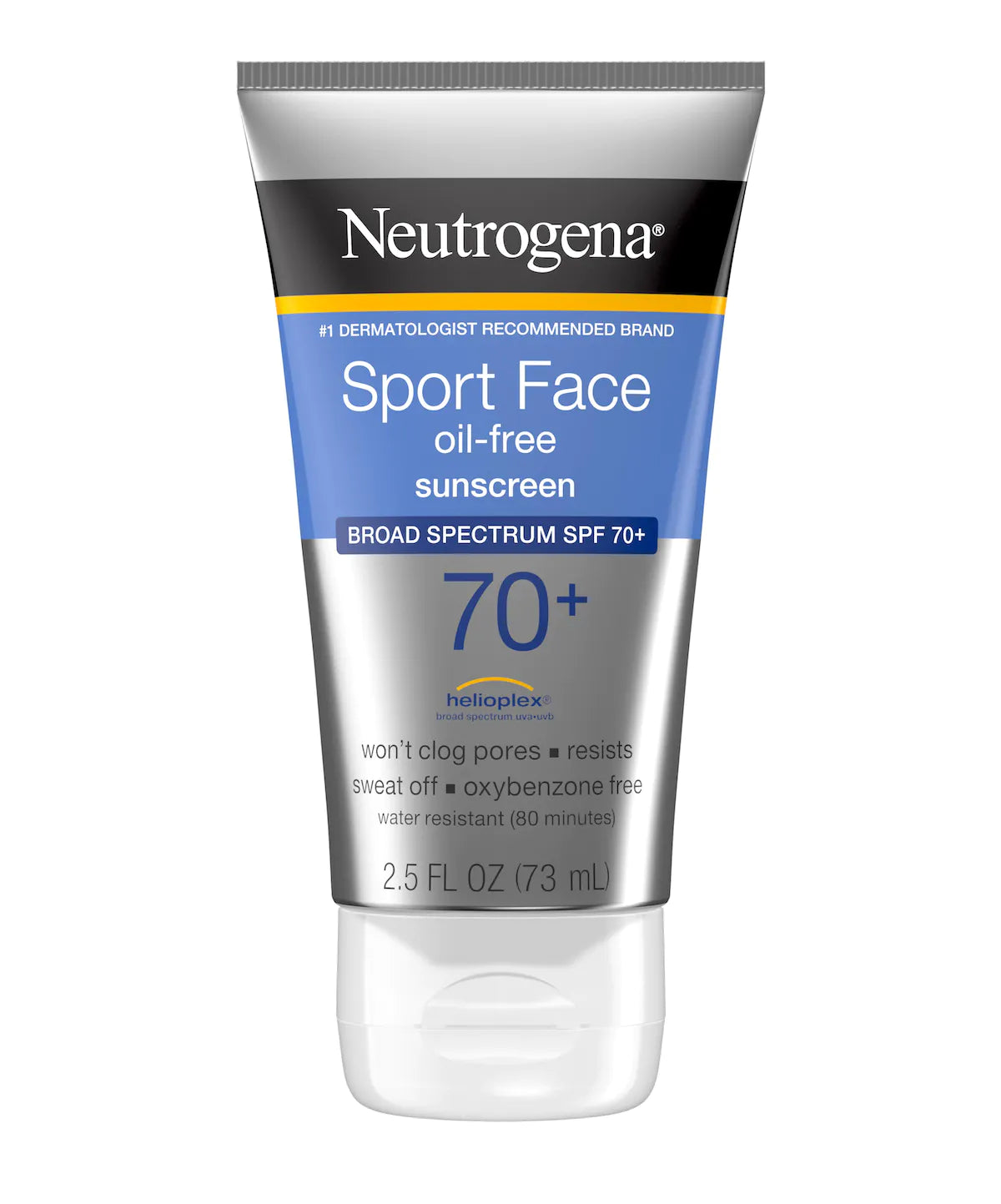 Neutrogena Sport Face Oil-Free Lotion Sunscreen Broad Spectrum SPF 70+