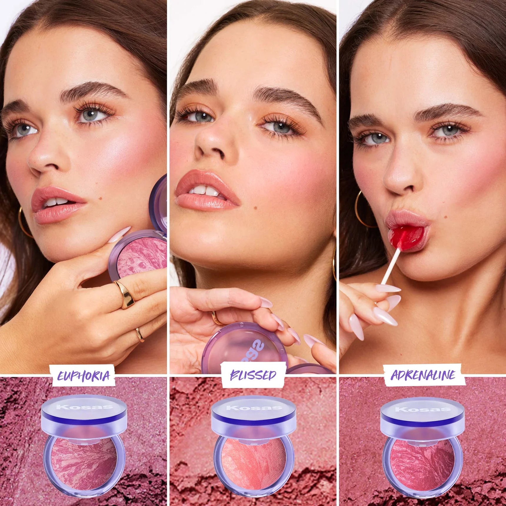 Kosas- Blush is Life Baked Dimensional + Brightening Blush- Butterflies (mini)