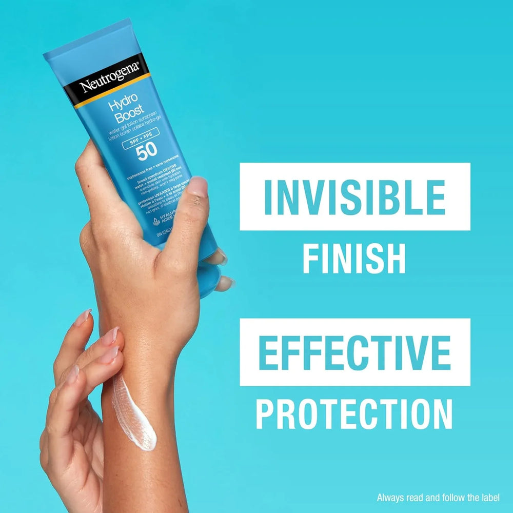 Neutrogena Hydro Boost Water Gel Lotion Sunscreen Spf 50 88 Ml - The Beauty League Pakistan