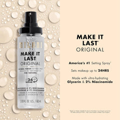 Milani Make It Last Setting Spray, Prime + Correct + Set, Natural Finish 60ml