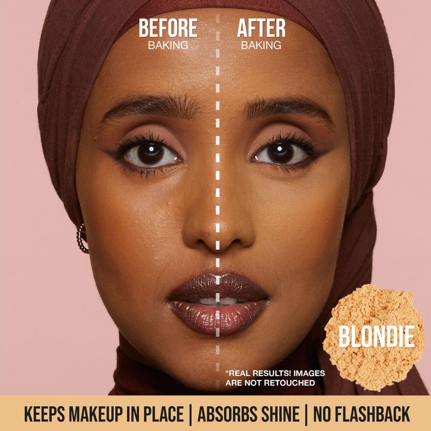 HUDA BEAUTY Easy Bake Loose Baking & Setting Powder- Blondie