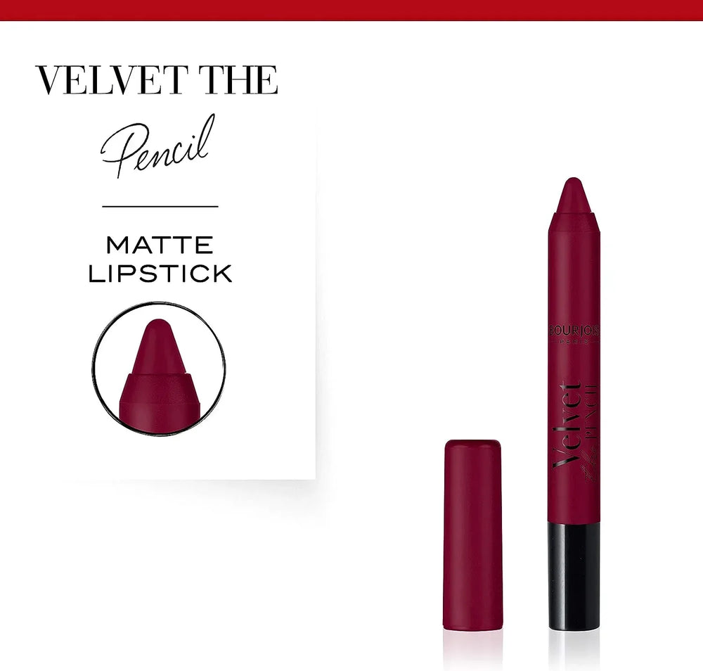 Bourjois Velvet The Pencil Matte Lip Pencil 18 I'M So Plu(M)Cky - The Beauty League Pakistan