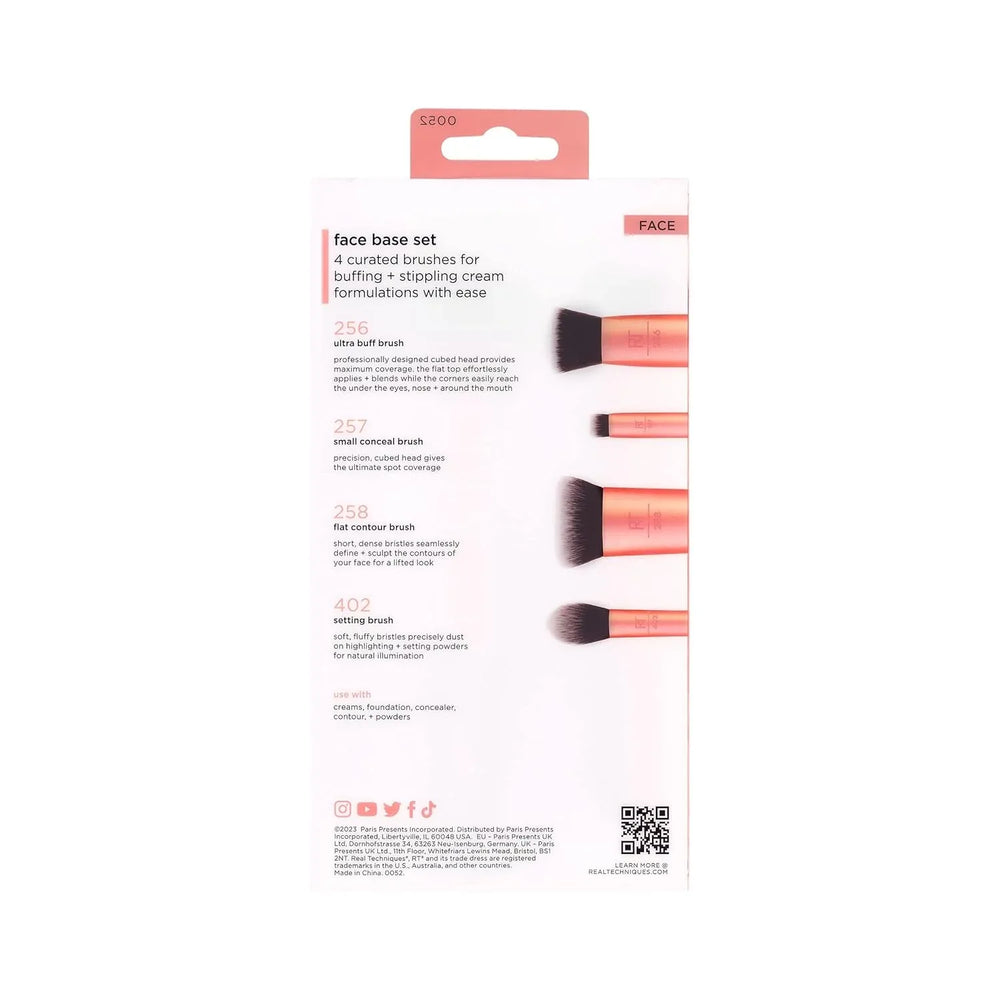 Real Techniques- Face Base Makeup Brush Set - The Beauty League Pakistan