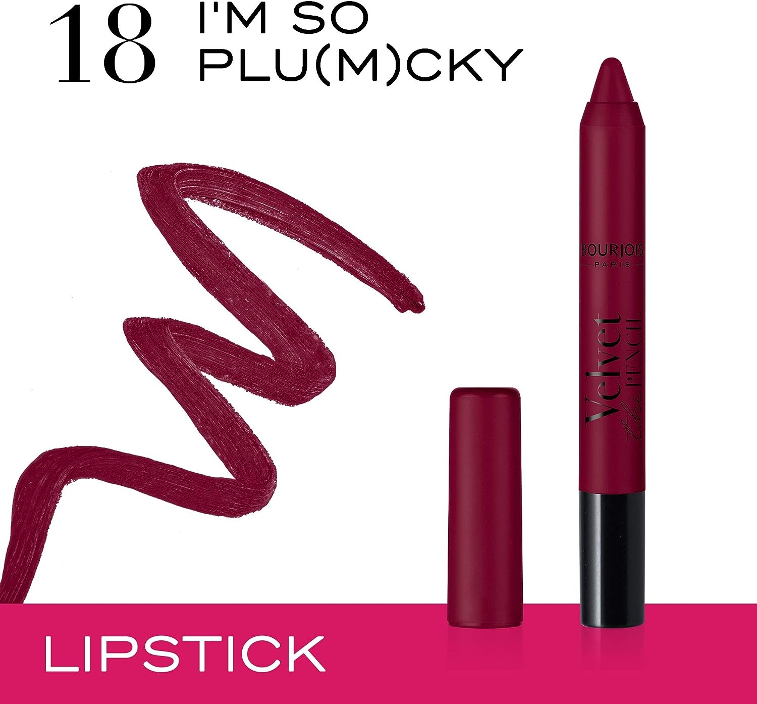 Bourjois Velvet The Pencil Matte Lip Pencil 18 I'M So Plu(M)Cky