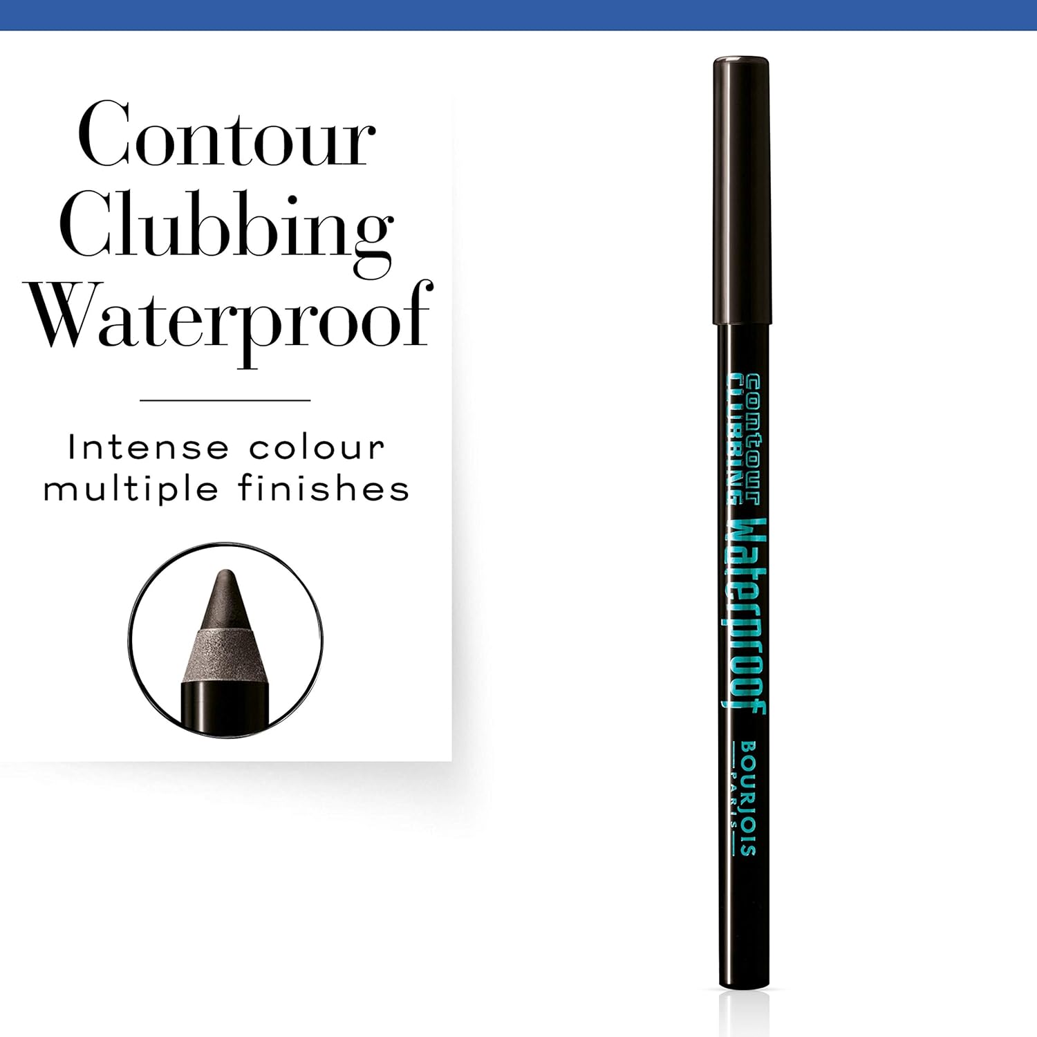 Bourjois Contour Clubbing Waterproof Pencil & Liner 41 Black Party