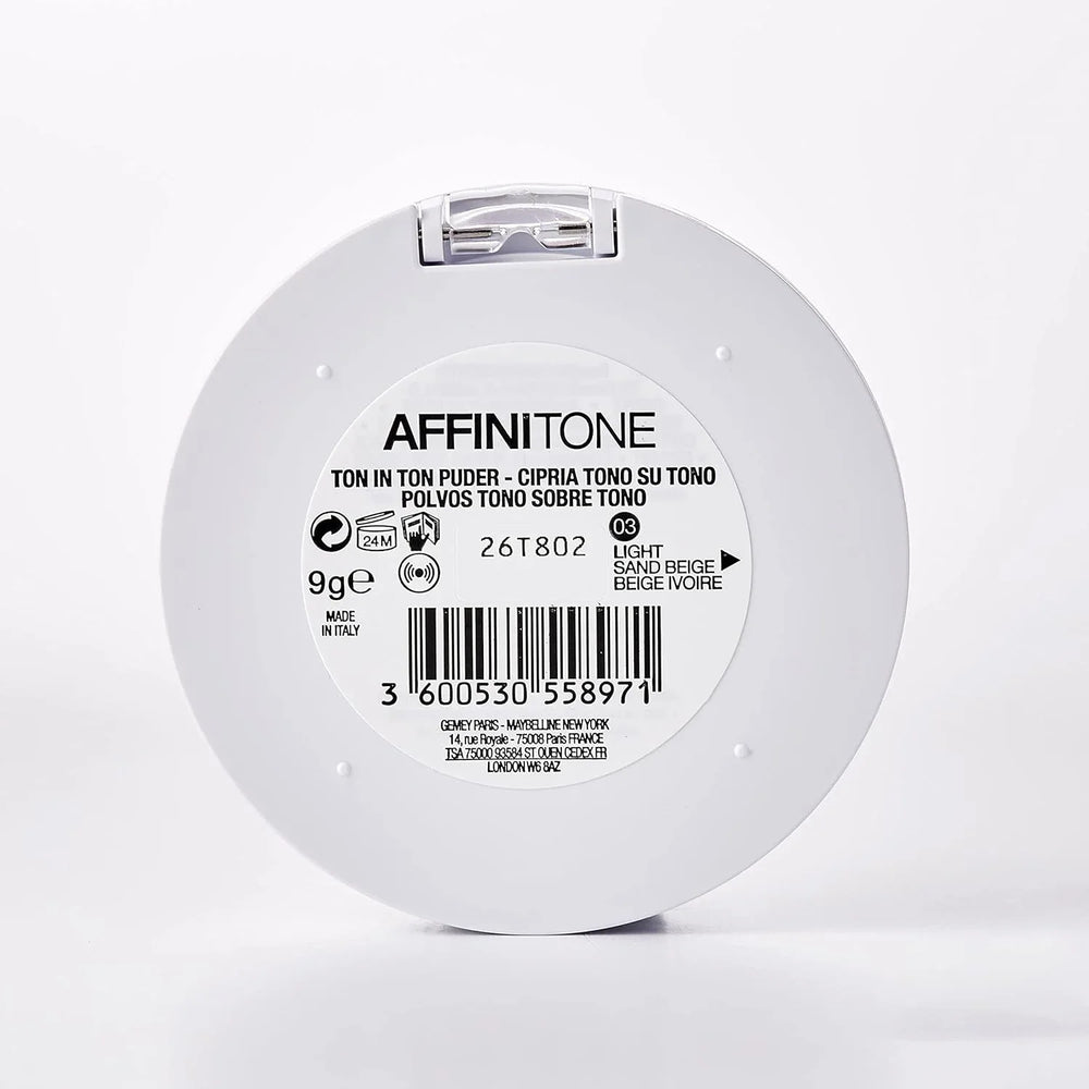 Maybelline Affinitone Perfecting Powder - 03 Light Sand Beige - The Beauty League Pakistan