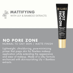 Milani- No Pore Zone Mattifying Primer - The Beauty League Pakistan