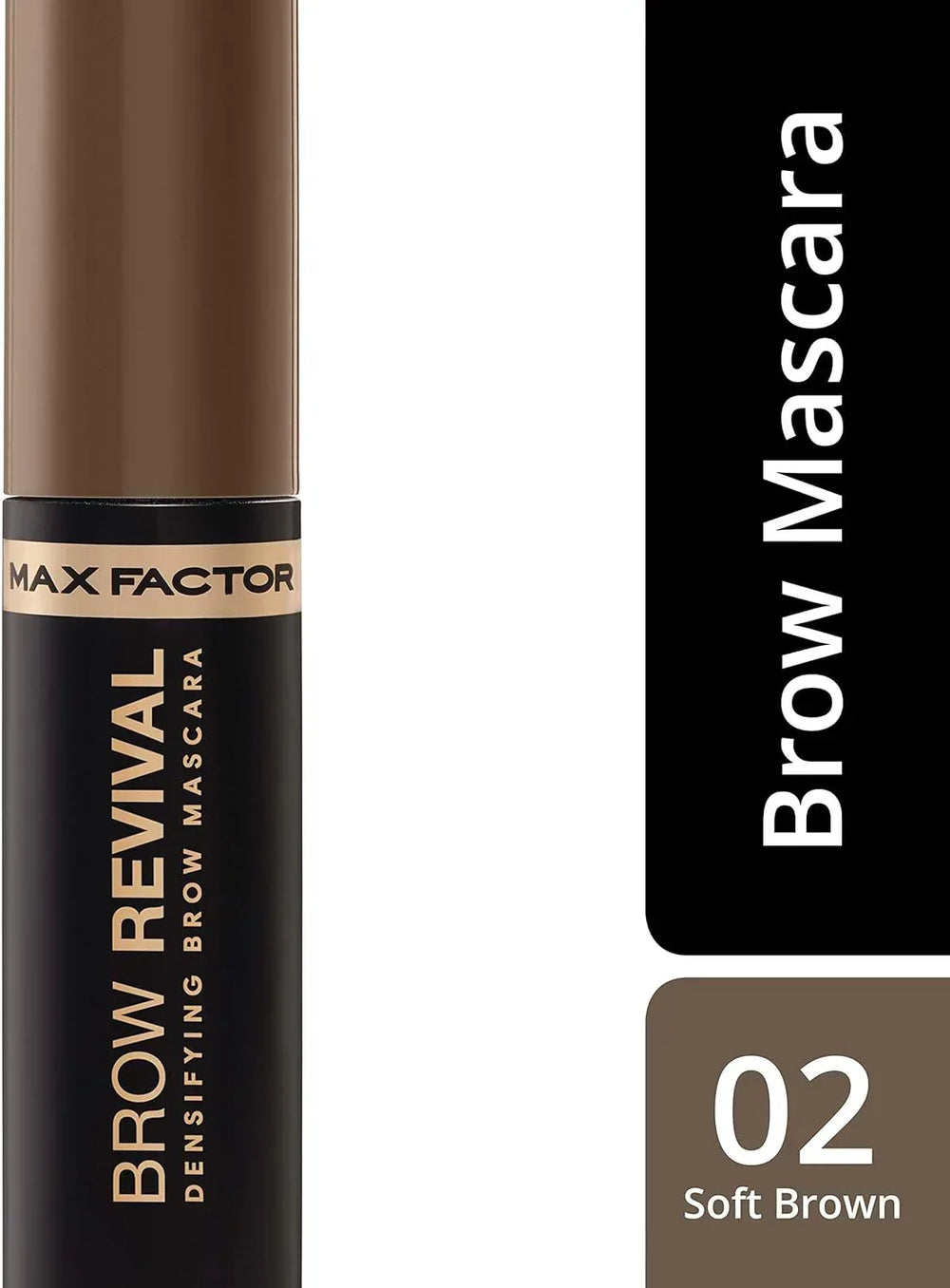 Max Factor Brow Revival Densifying Brow Mascara Soft Brown 002 - The Beauty League Pakistan