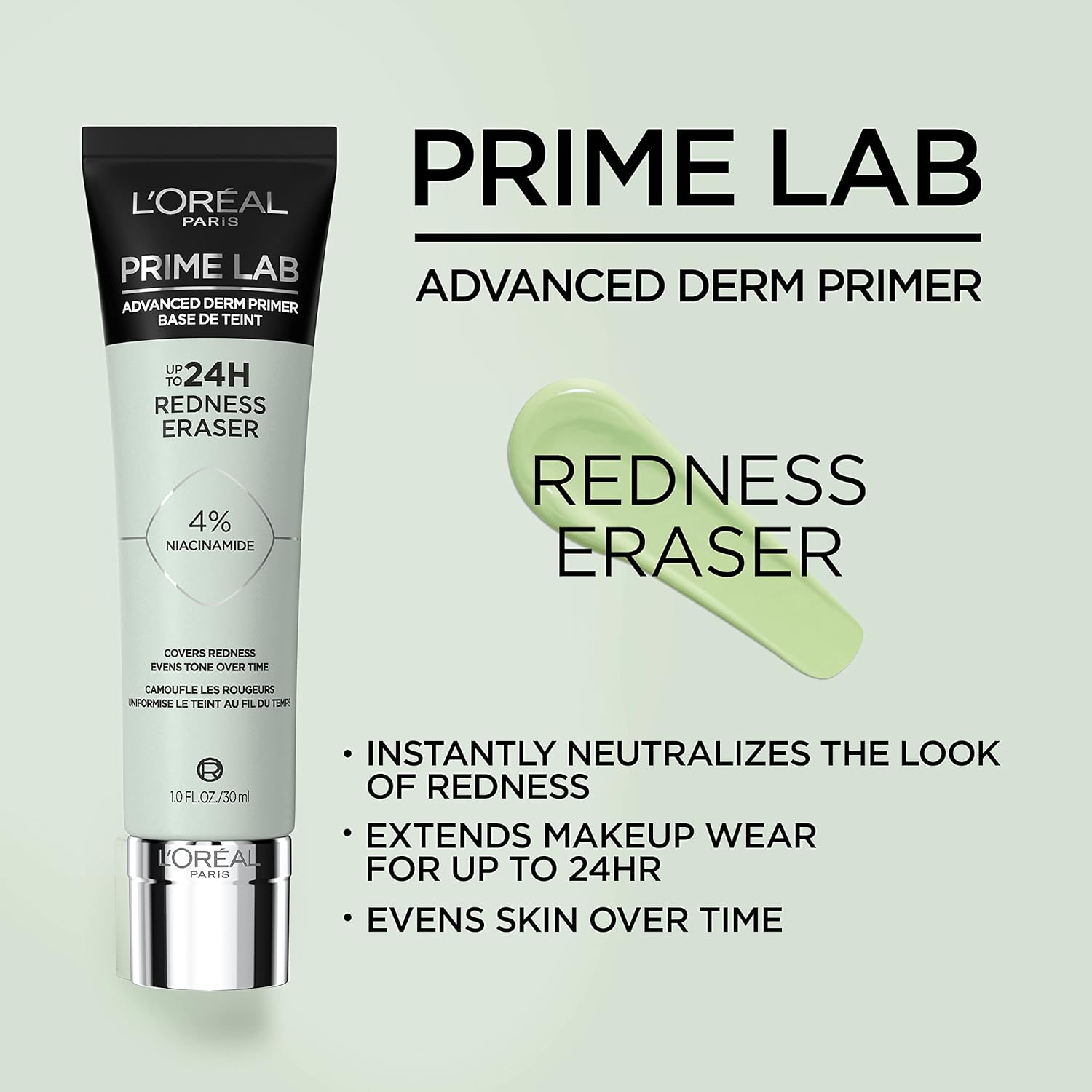 L'Oreal Paris Prime Lab Up to 24H Redness Eraser Face Primer