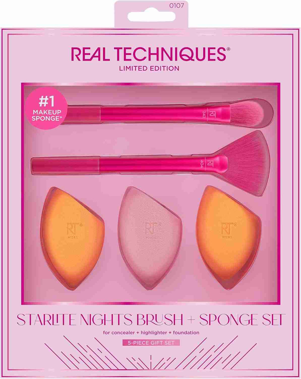 Real Techniques Limited Edition Starlite Nights Brush + Sponge Kit- the beauty league pakistan- buy Real Techniques Limited Edition Starlite Nights Brush + Sponge Kit pakistan