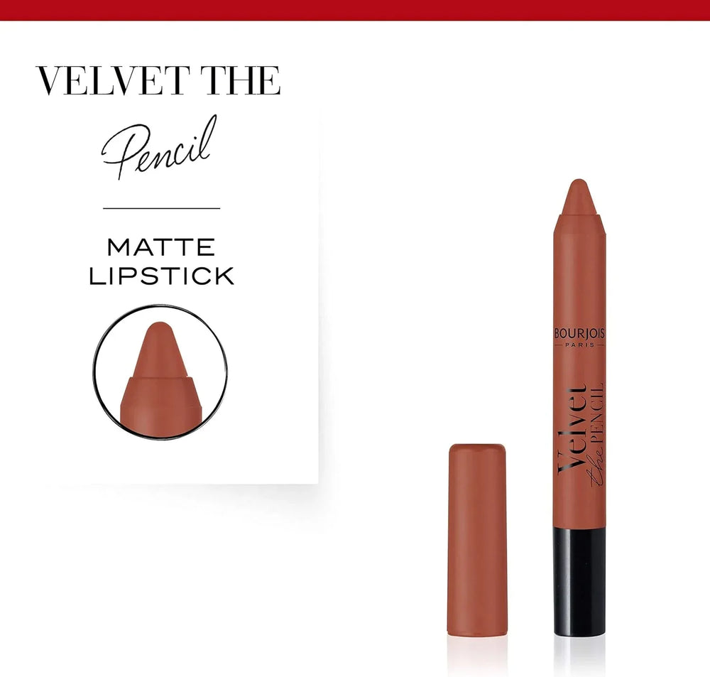 Bourjois Velvet The Pencil Matte Lip Pencil 09 Moka Cabana - The Beauty League Pakistan