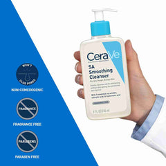 CeraVe Fragrance-Free SA Smoothing Cleanser Dry, For Rough Bumpy Skin, 473ml