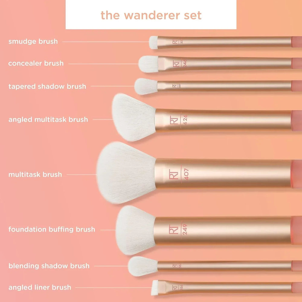 Real Techniques- The Wanderer Makeup Brush Set - The Beauty League Pakistan