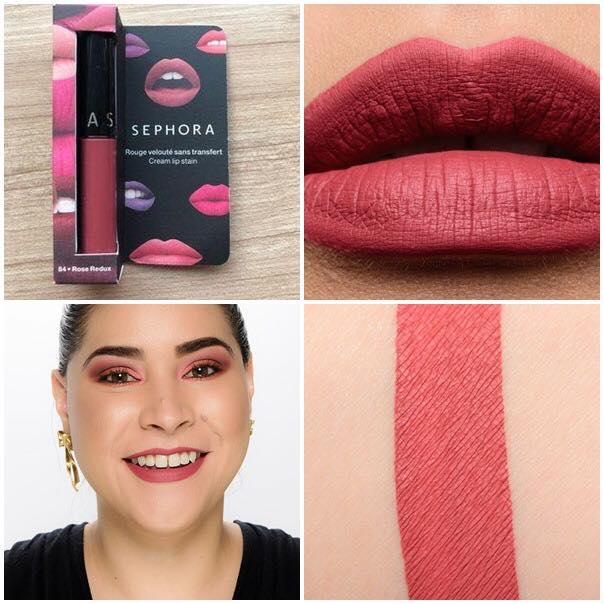 Sephora Rouge Veloute Sans Transfert Cream Lip Stain 2.5ml - 84 Rose Redux - The Beauty League Pakistan