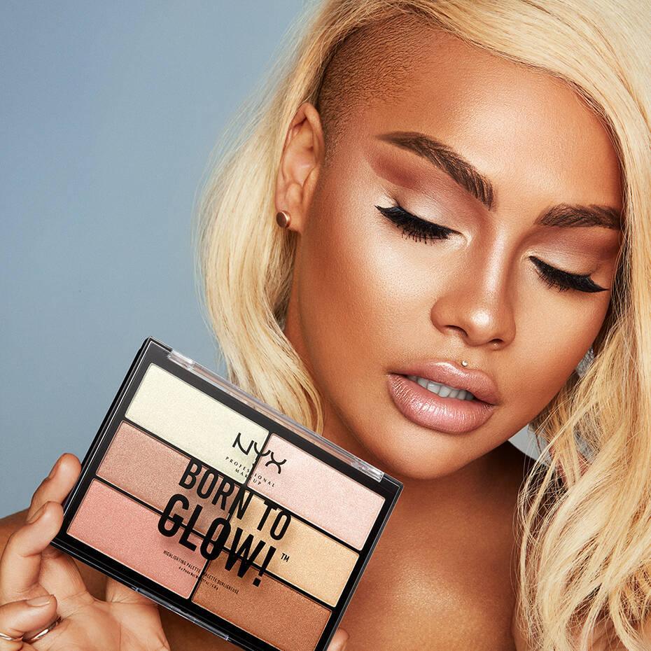 NYX- Born to Glow Highlighting Palette - The Beauty League Pakistan