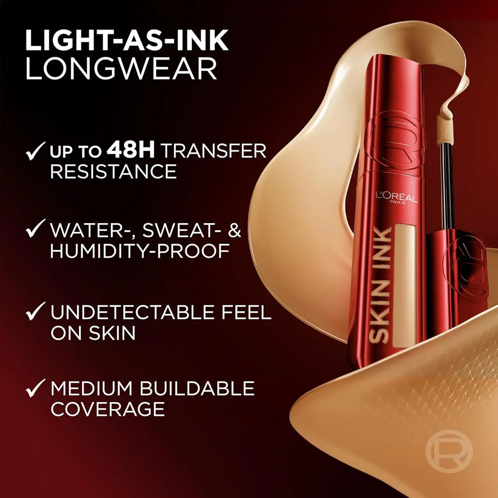 L'oreal Paris- Infallible Skin Ink Up T0 48H Longwear 2-IN-1 Foundation Concealer- 270 Medium Warm - The Beauty League Pakistan
