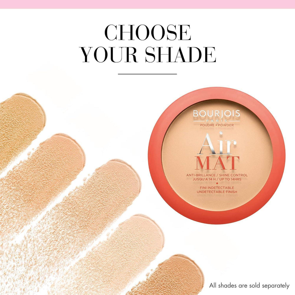 Bourjois-Air Mat Compact Powder-02 Light Beige - The Beauty League Pakistan